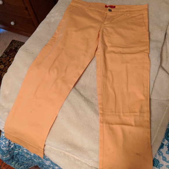 Dickies Pants - Vintage New Old Stock NWOT Dickies Peach Cotton Crop Pant